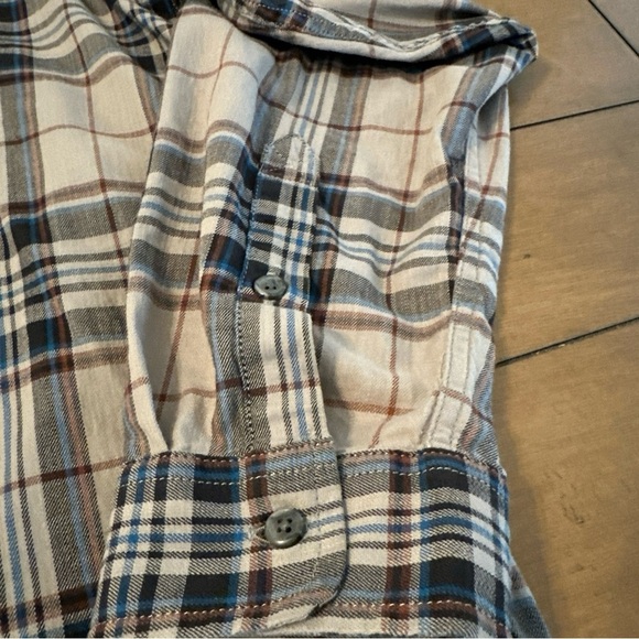 Carhartt Rugged Flex Flannel Shirt Men’s XL Relaxed Fit Blue Gray Plaid - Picture 7 of 14